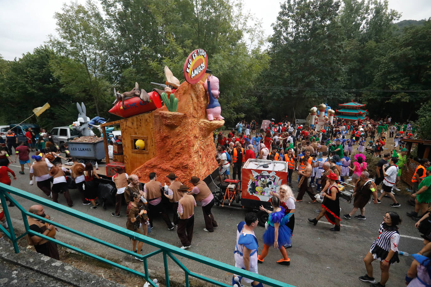 La falta de agua desluce el Descenso Folklórico del Nalón