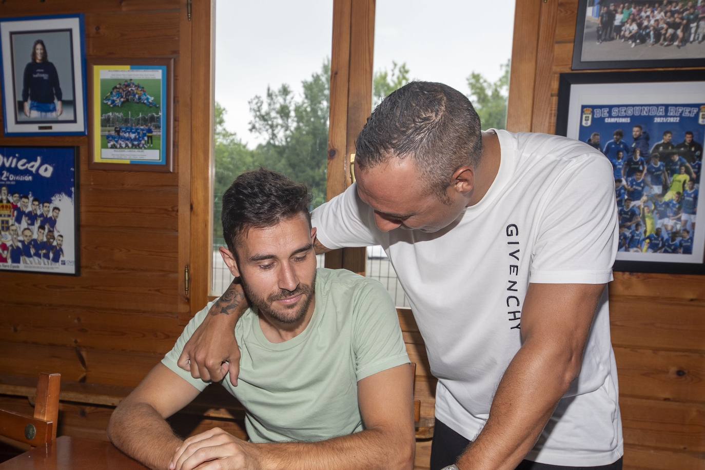 El aliento de Cazorla a sus compañeros del Oviedo