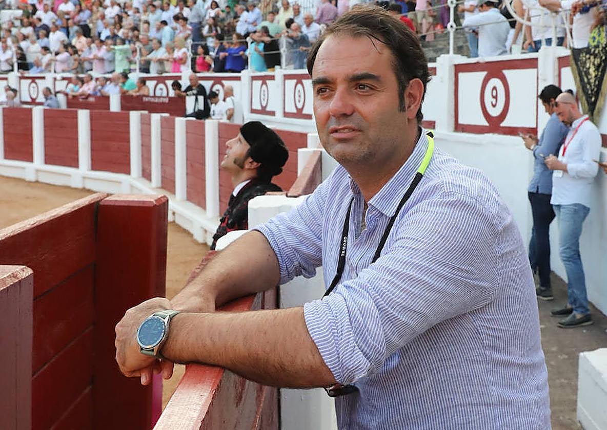 Carlos Zúñiga, el viernes, último día de feria.