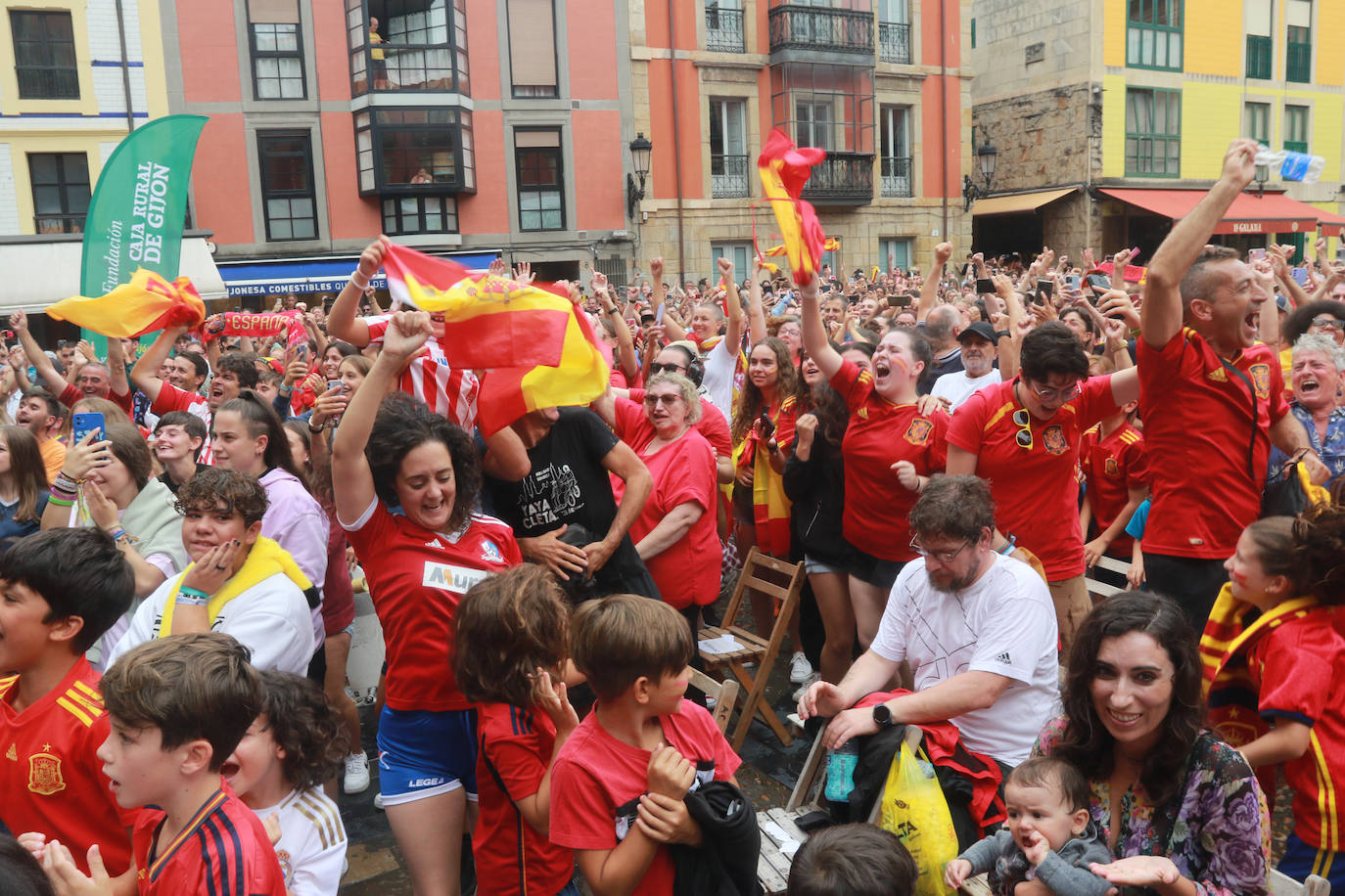 Así vivió Asturias la final del Mundial Femenino