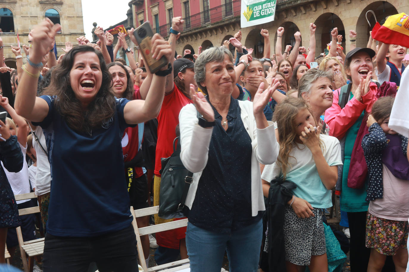 Así vivió Asturias la final del Mundial Femenino