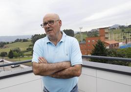 José Ramón Cuetos Lobo, presidente de la Federación de Fútbol del Principado.