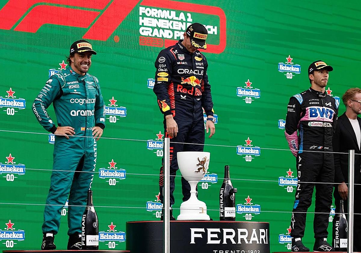 Alonso vuelve a subirse al podio y Verstappen sigue intratable