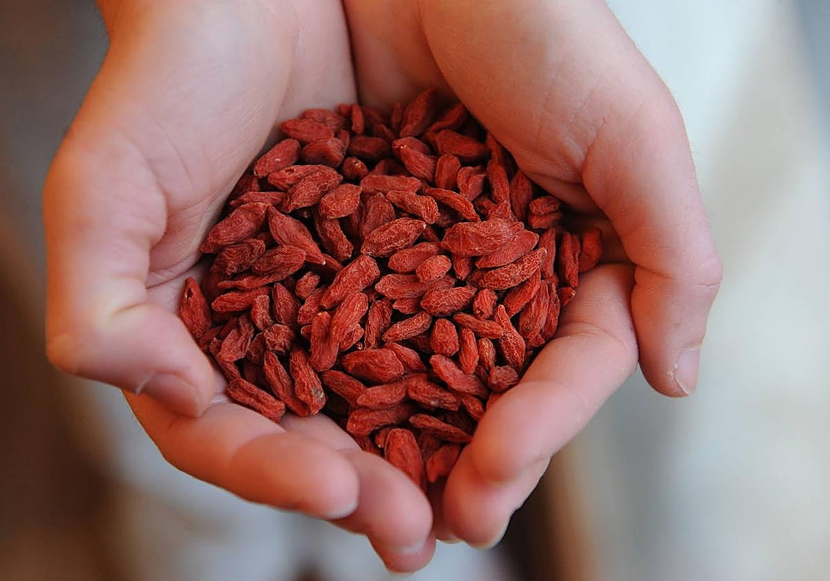Bayas de goji.