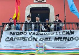 Fiesta en Arriondas como homenaje al piragüista Pedro Vázquez