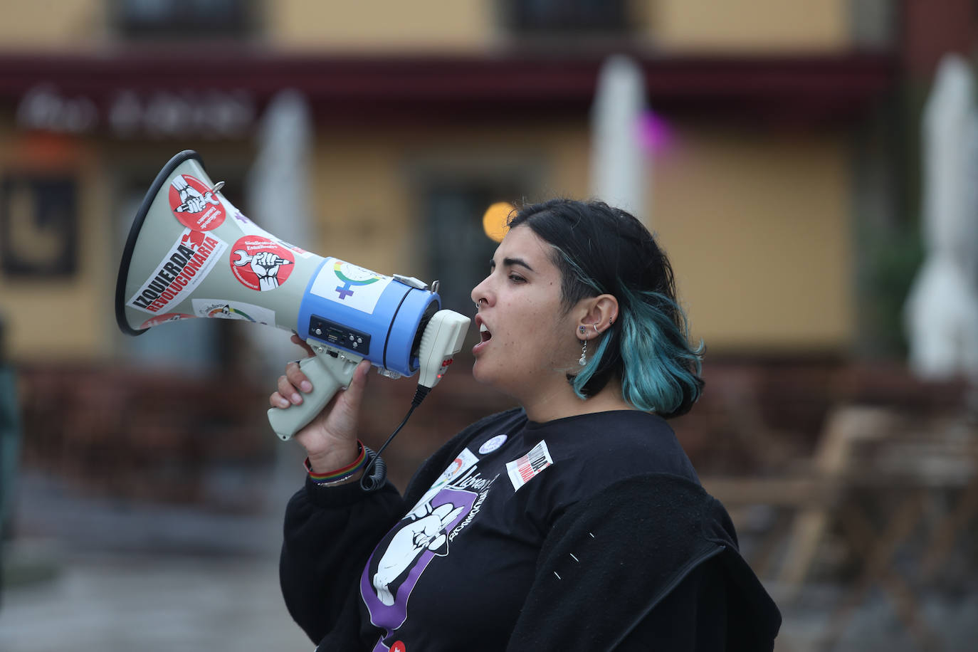 Concentración en Gijón contra la actitud de Rubiales