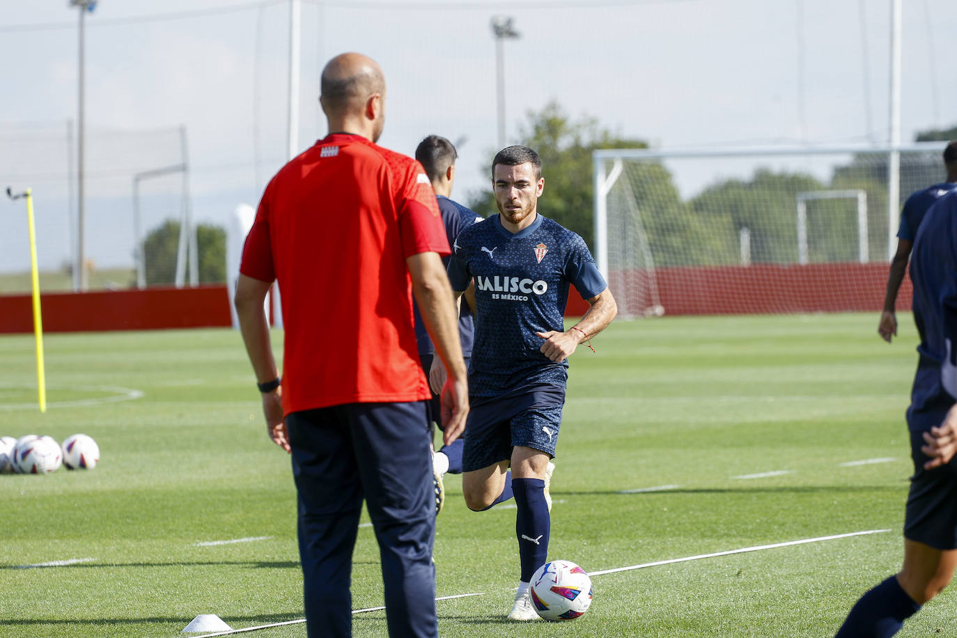 Entrenamiento del Sporting (1/09/23)