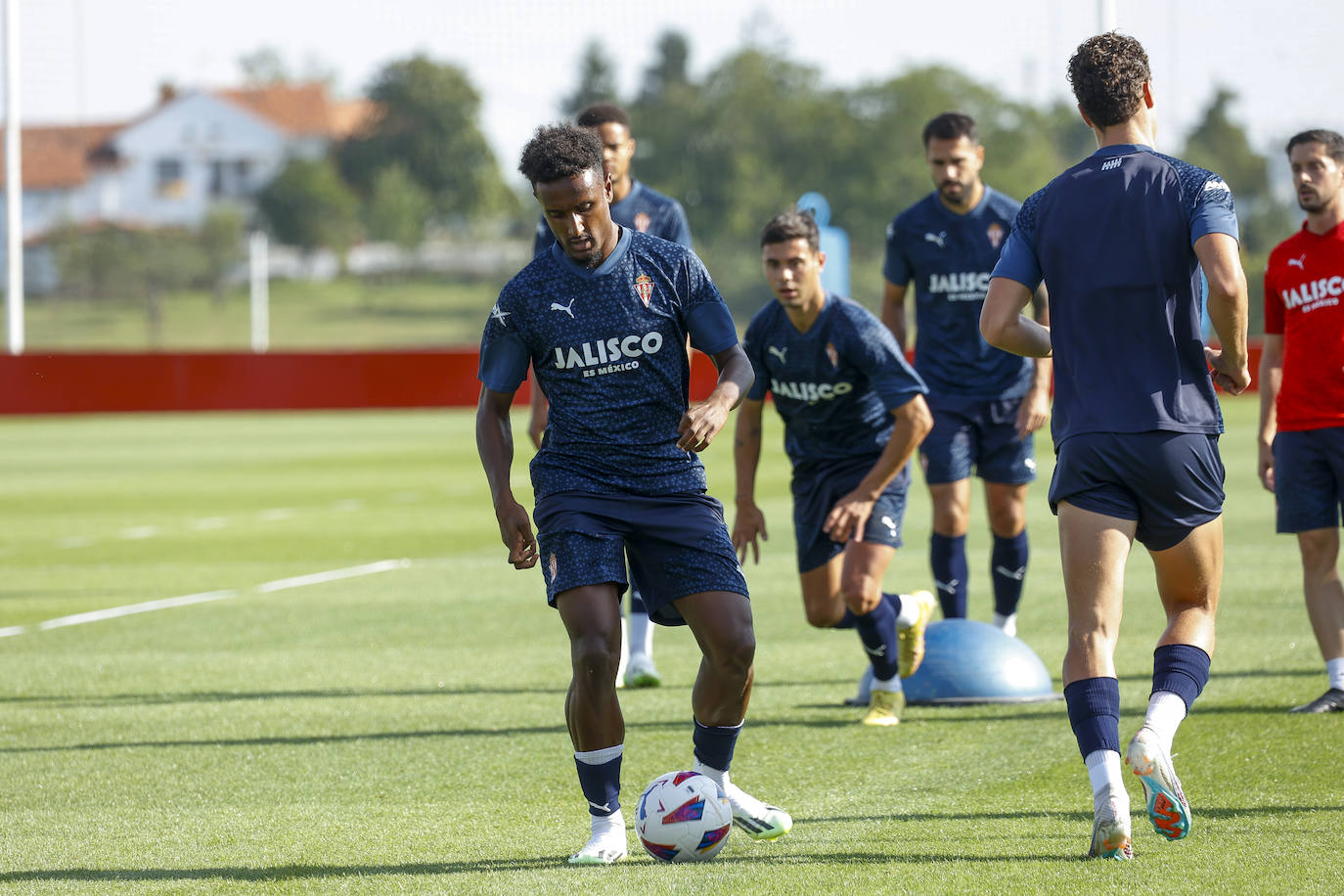 Entrenamiento del Sporting (1/09/23)