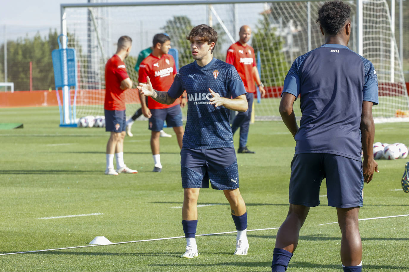 Entrenamiento del Sporting (1/09/23)