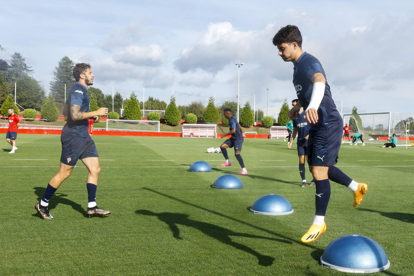 Entrenamiento del Sporting (1/09/23)