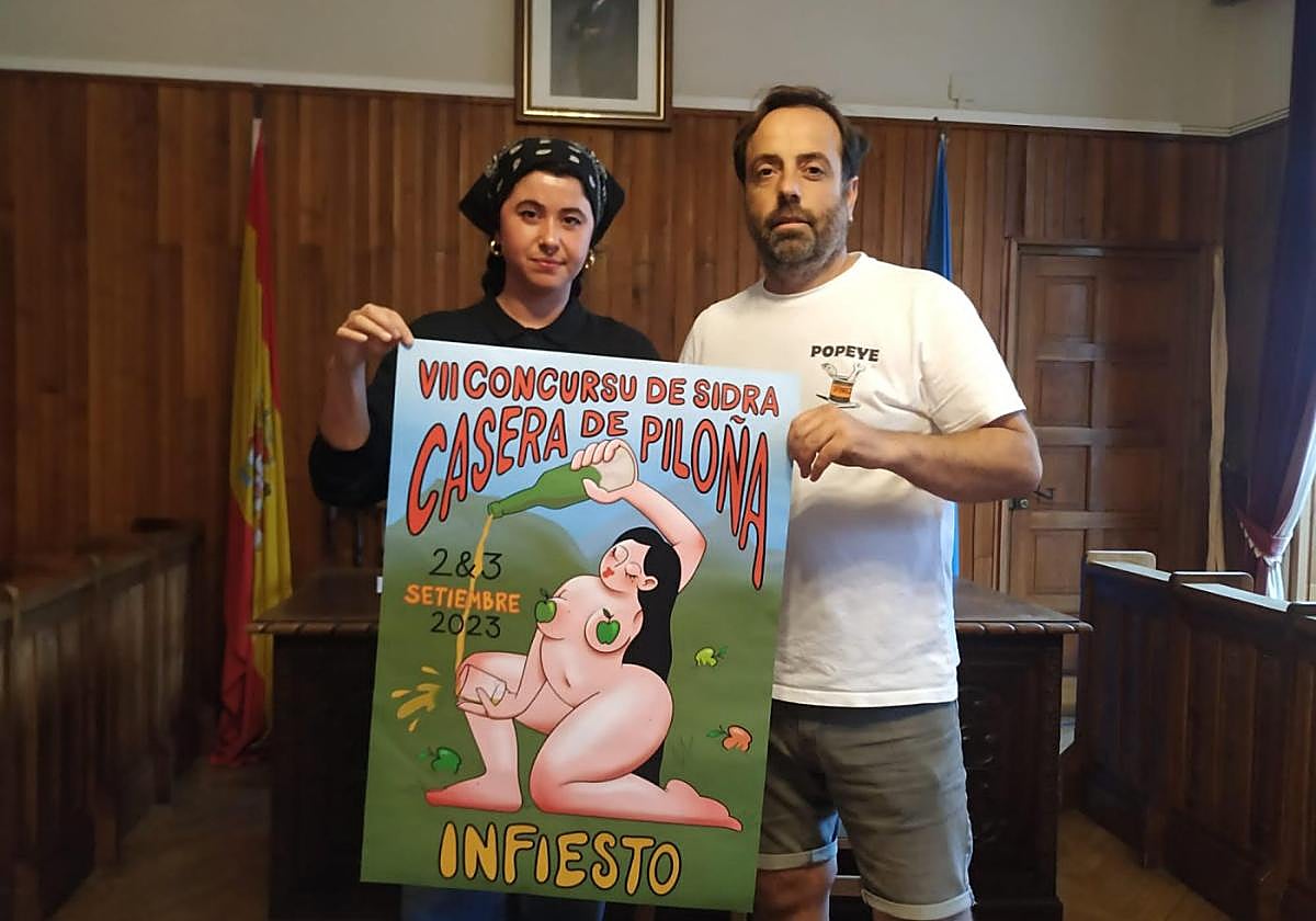 El cartel anunciador el día de su presentación, el pasado julio.