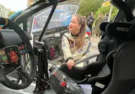 Bárbara Gómez, copiloto fallecida en un rally en León, en una imagen compartida en sus redes sociales.