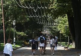 Las luces de San Mateo, preparadas para la fiesta