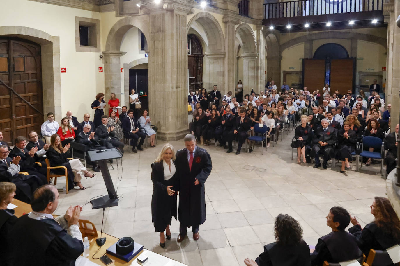 Acto de jura de los abogados en la Colegiata