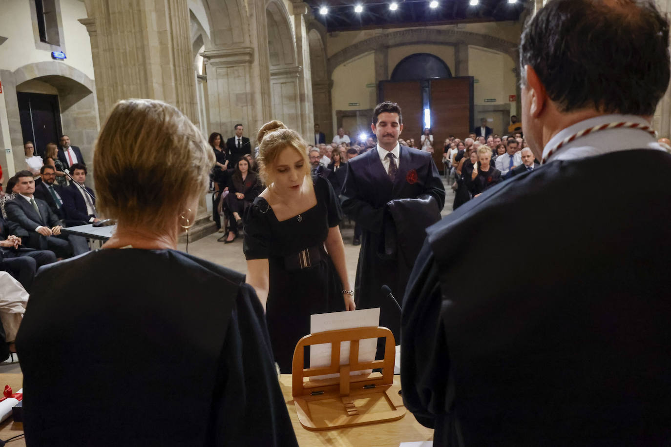 Acto de jura de los abogados en la Colegiata