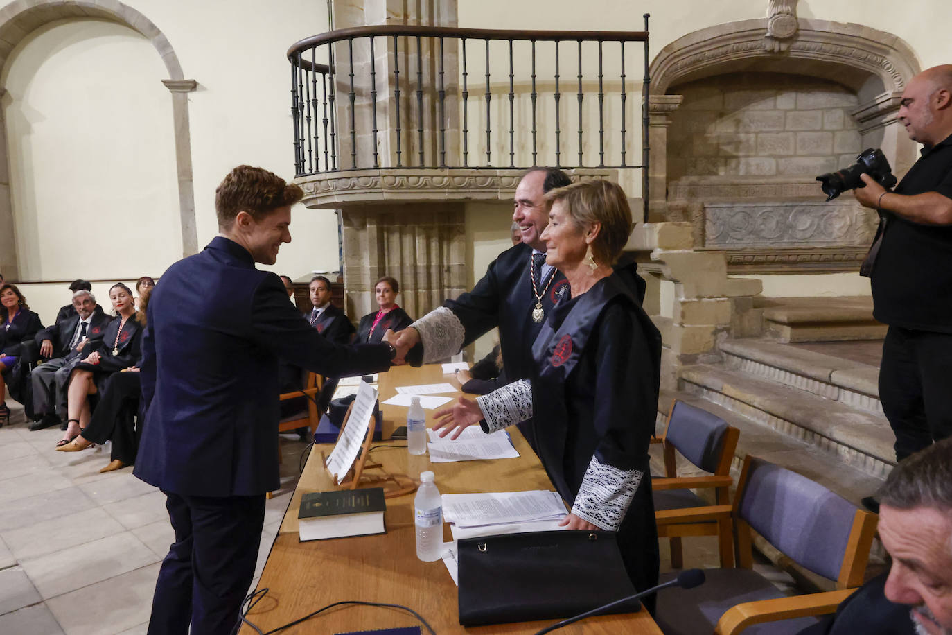 Acto de jura de los abogados en la Colegiata