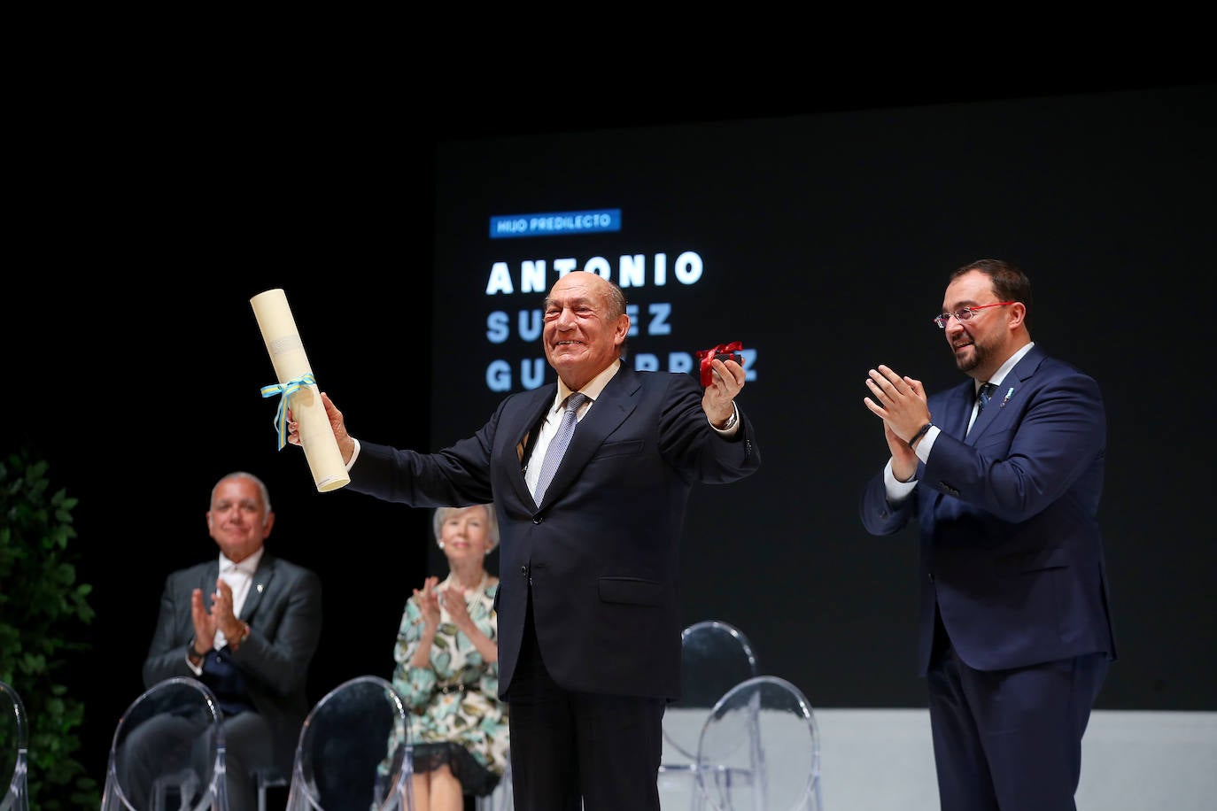 Los asistentes a la entrega de las Medallas de Asturias