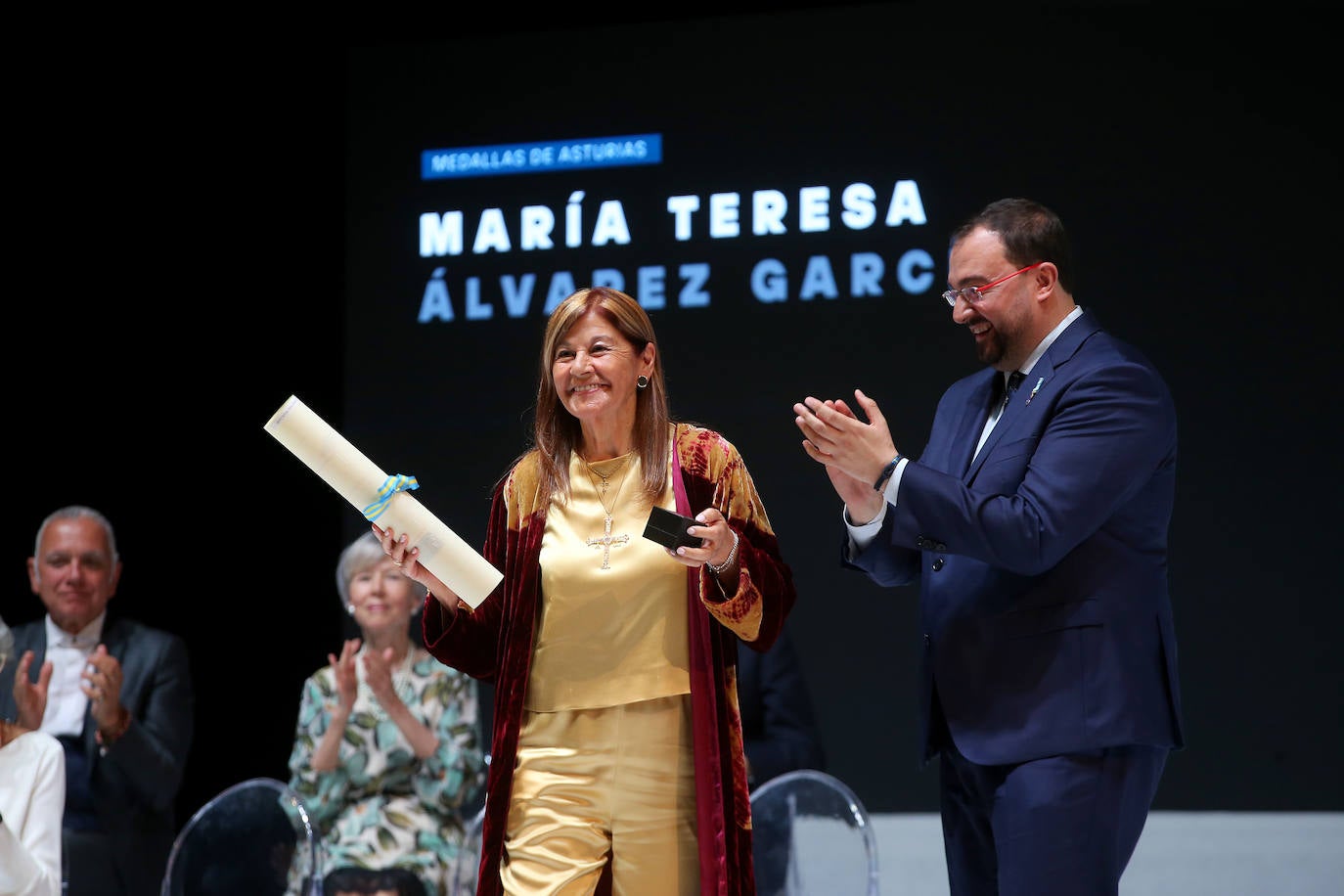 Los asistentes a la entrega de las Medallas de Asturias