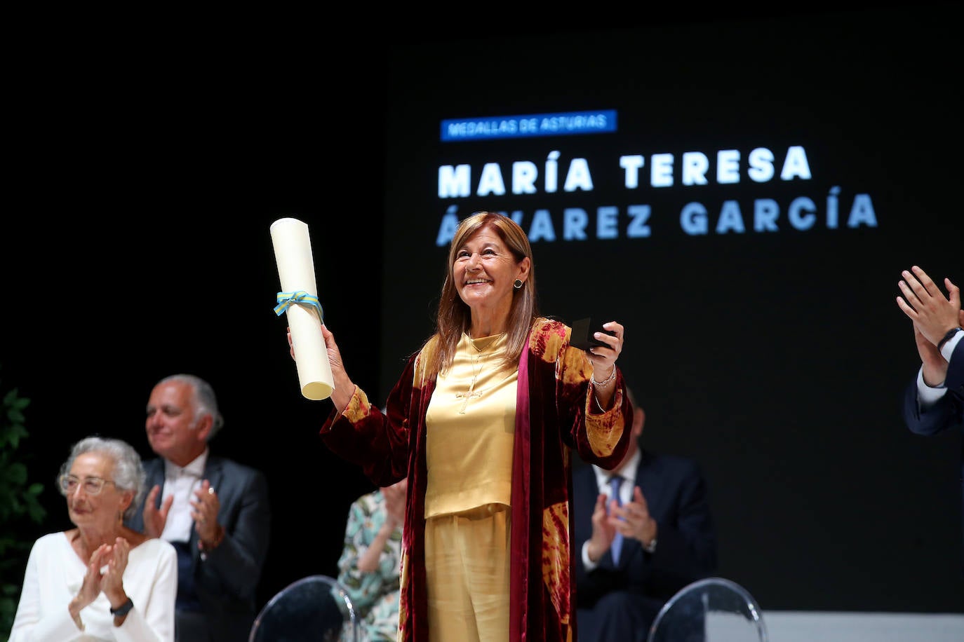 Los asistentes a la entrega de las Medallas de Asturias