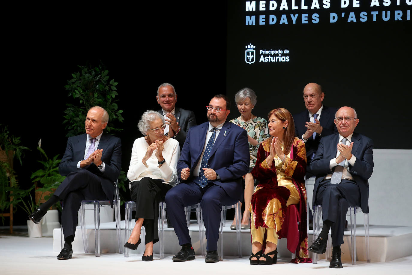 Los asistentes a la entrega de las Medallas de Asturias