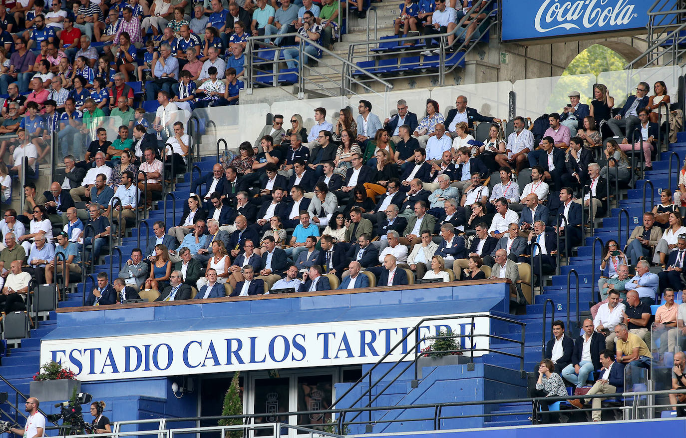El partido entre el Oviedo y el Sporting, en imágenes