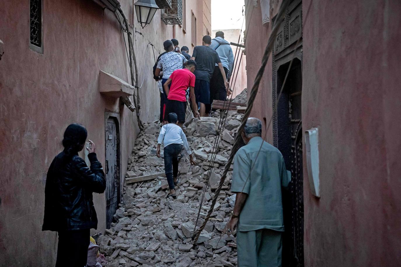 Las imágenes de la desolación en Marruecos tras el terremoto