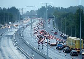 Retenciones en la autopista 'Y'.