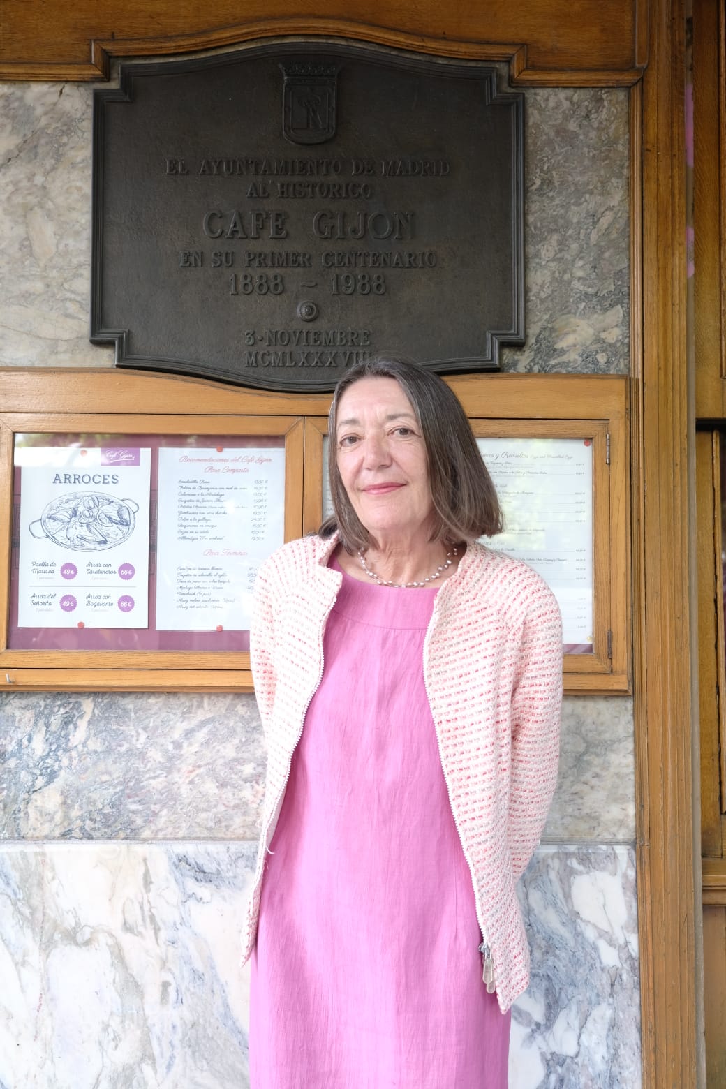 La escritora asturiana Ana Rodríguez Fischer, Premio Café Gijón 2023.