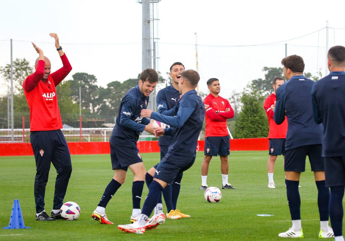 Entrenamiento del Sporting (15/09/23)