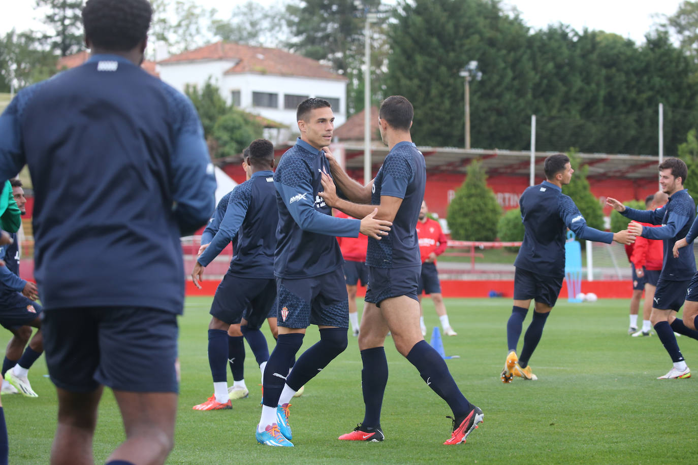 Entrenamiento del Sporting (15/09/23)