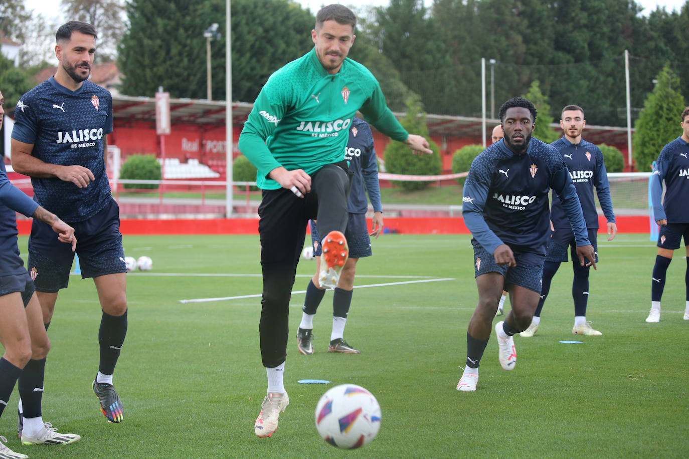 Entrenamiento del Sporting (15/09/23)