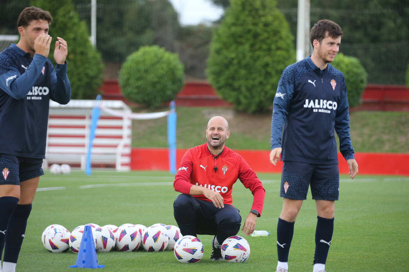 Entrenamiento del Sporting (15/09/23)