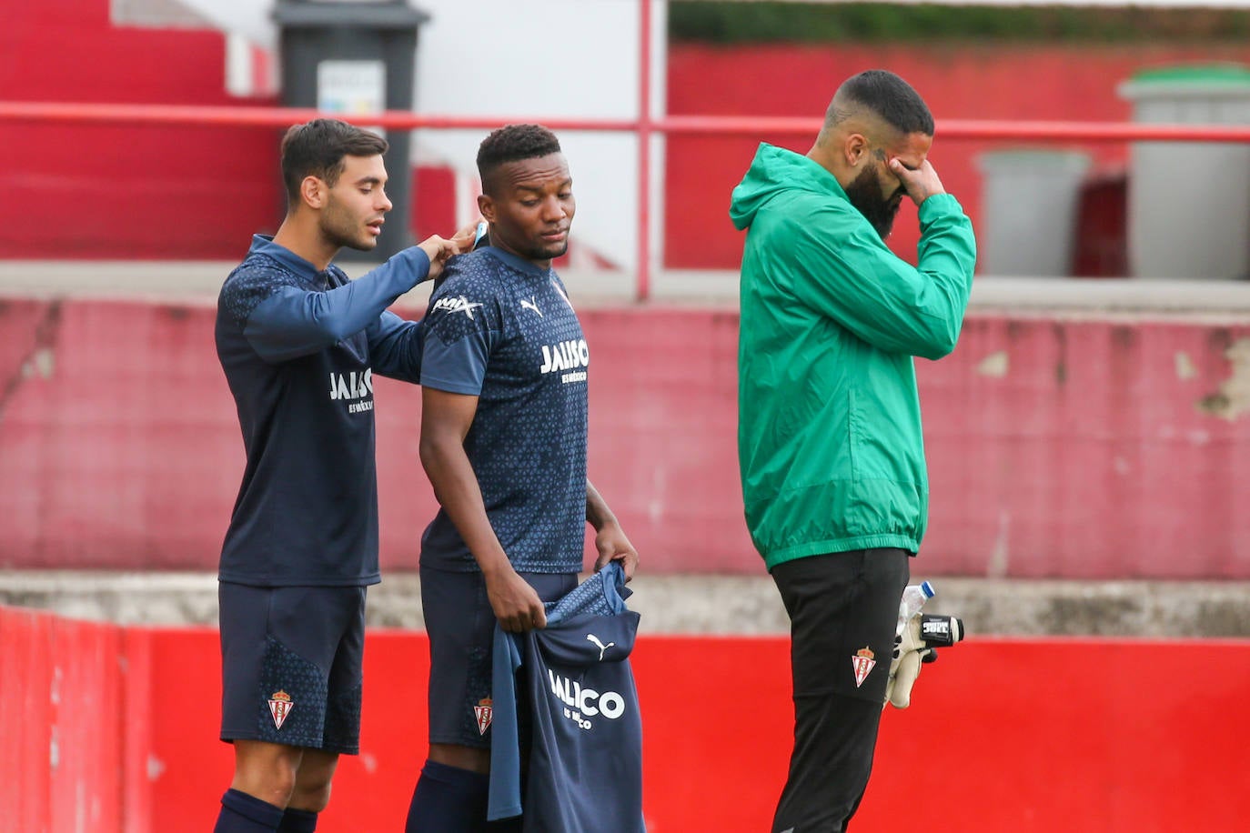 Entrenamiento del Sporting (15/09/23)