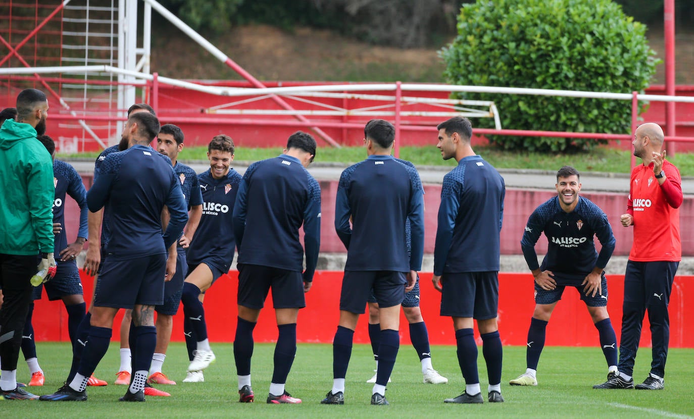 Entrenamiento del Sporting (15/09/23)