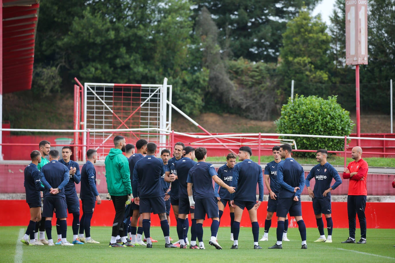 Entrenamiento del Sporting (15/09/23)