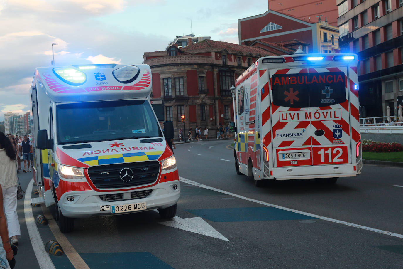 Amplio despliegue en La Escalerona para reanimar a un bebé