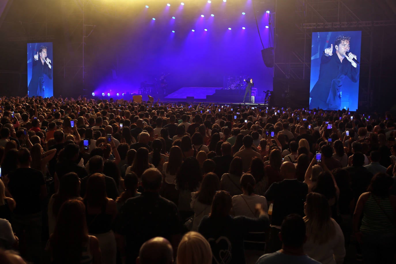 El concierto de Bisbal en San Mateo, en imágenes