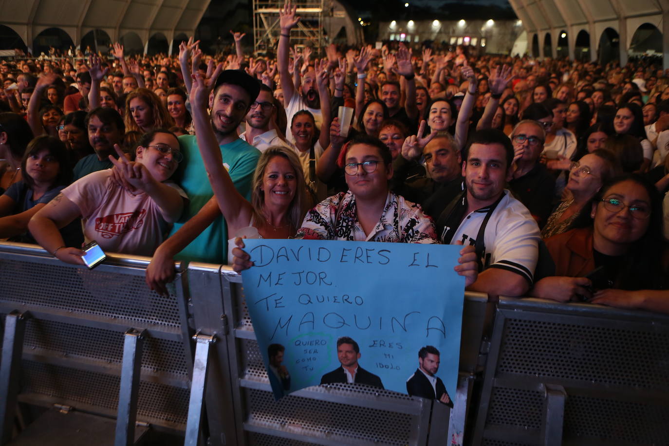 El concierto de Bisbal en San Mateo, en imágenes