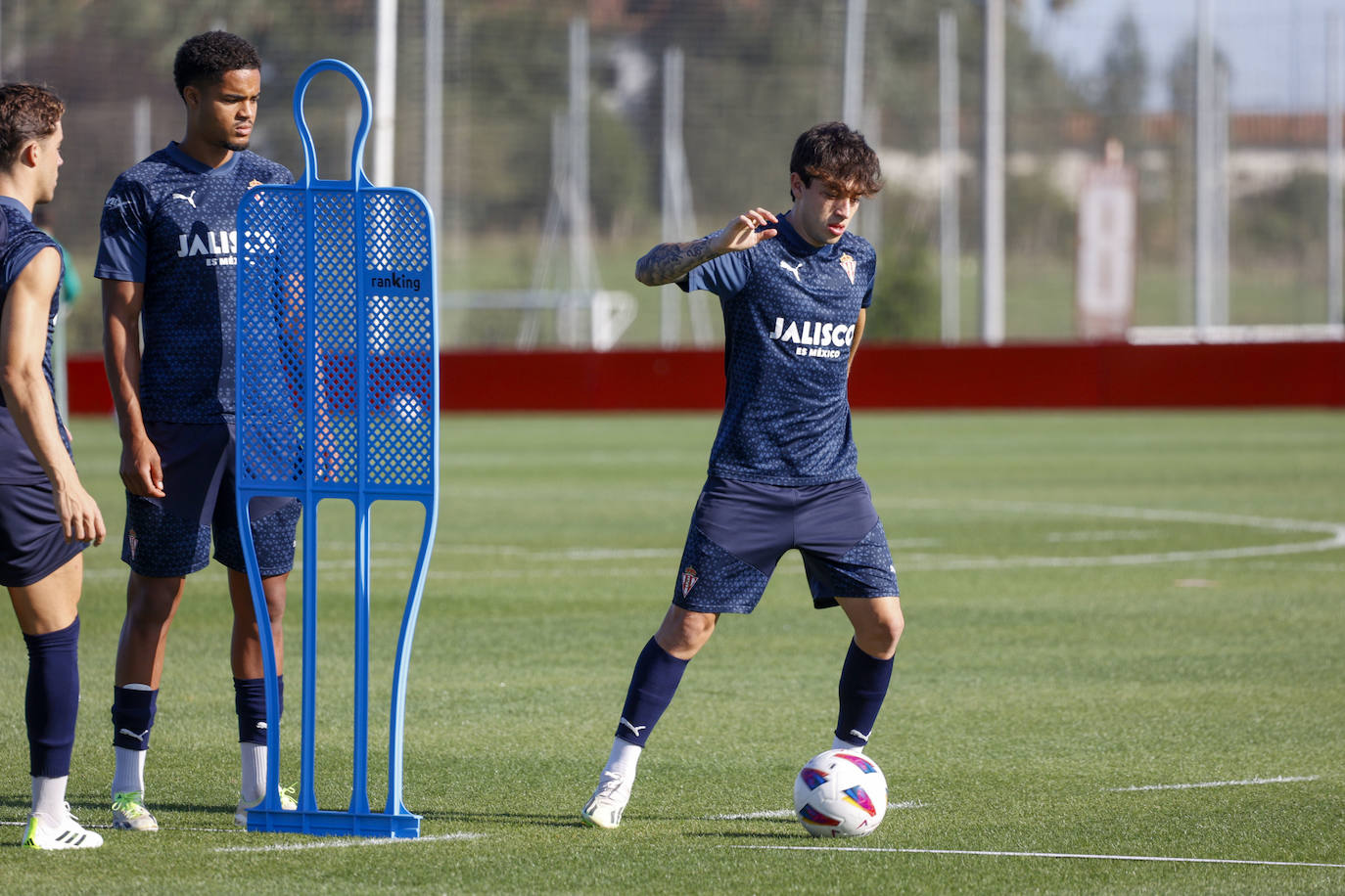 Entrenamiento del Sporting (19/09/2023)