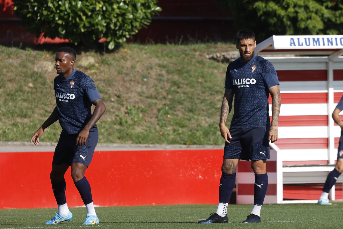 Entrenamiento del Sporting (19/09/2023)