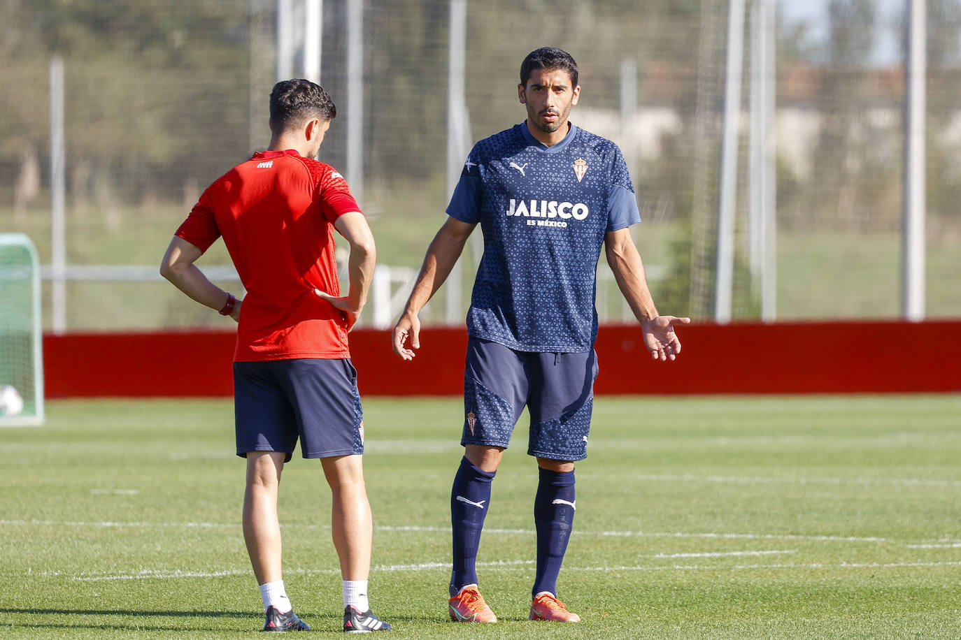 Entrenamiento del Sporting (19/09/2023)