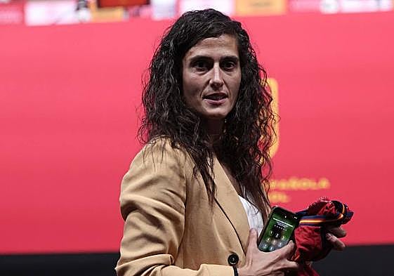 Montse Tomé, durante su primera convocatoria.