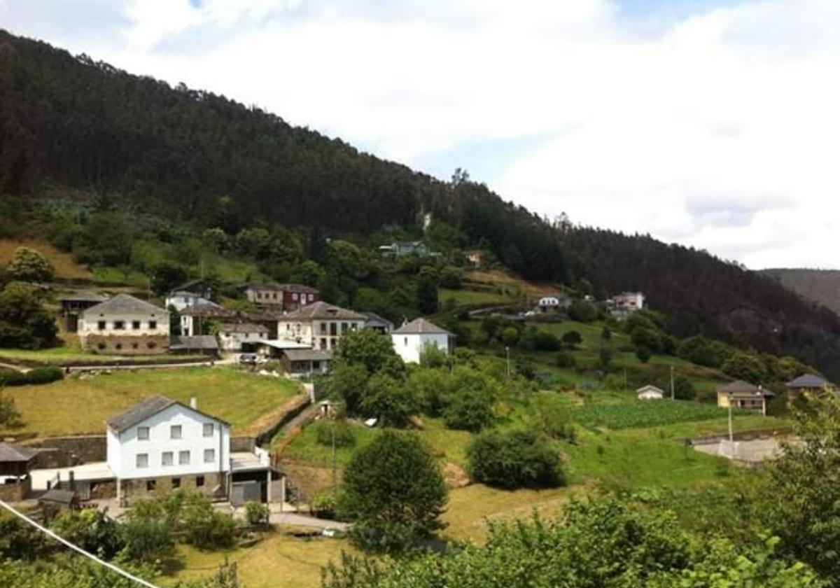 Localidad coañesa de Vivedro, cuyo acceso será mejorado.