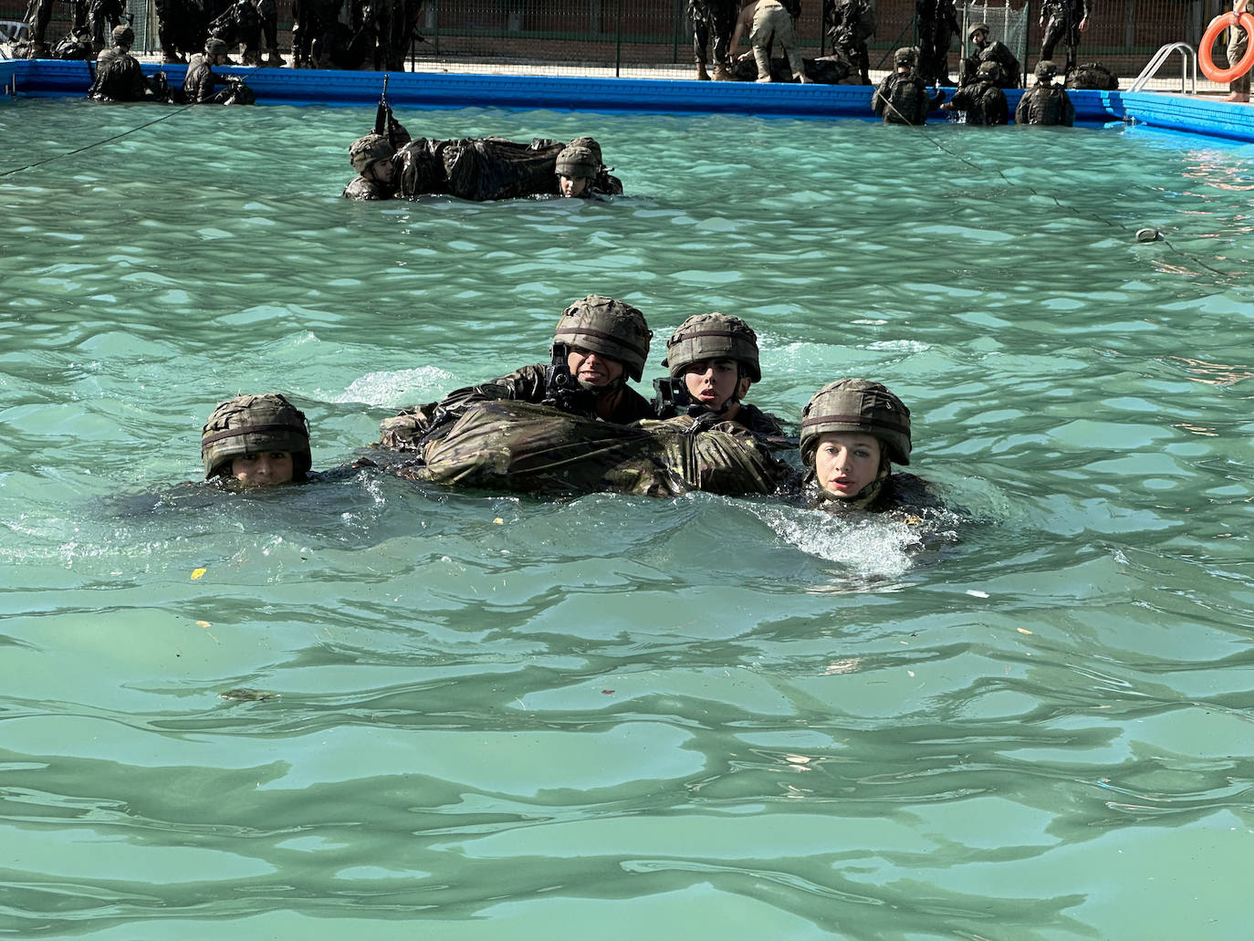 La princesa Leonor, en plena instrucción militar