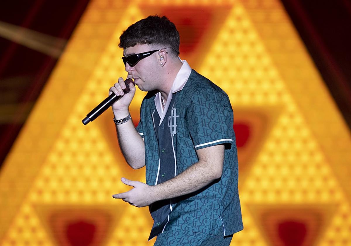 Quevedo, durante una actuación.