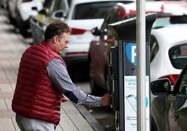 Usuarios de la zona azul.