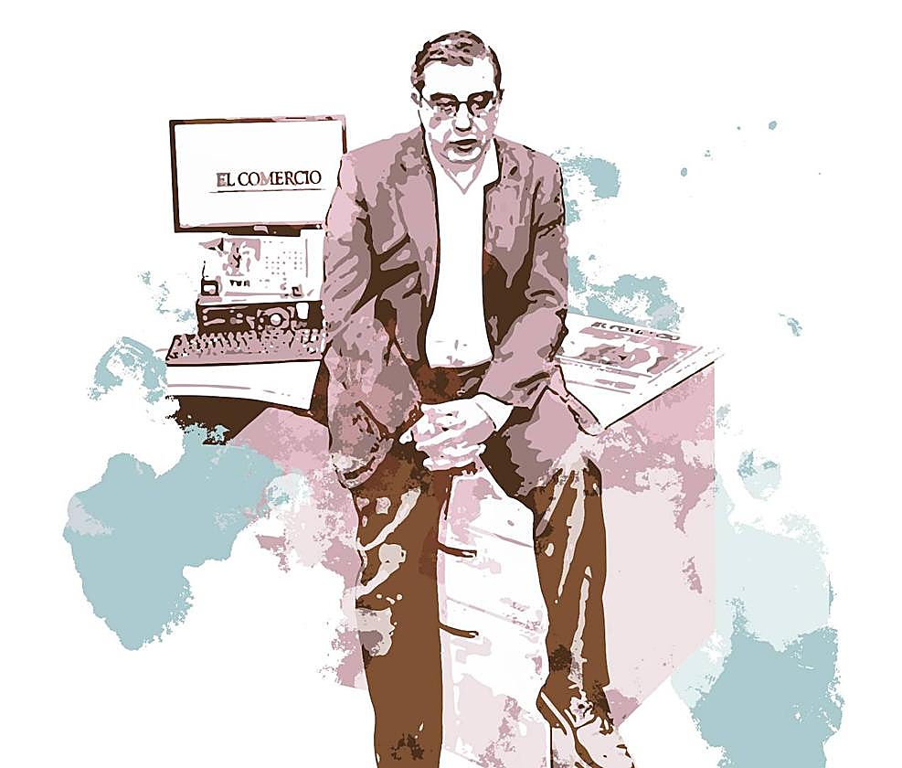 Marcelino Gutiérrez, en una ilustración del dibujante Daniel Castaño