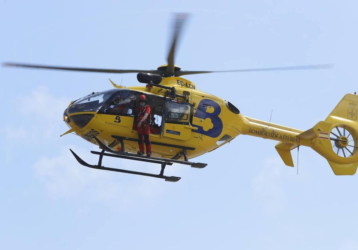 Herido grave un hombre de 59 años tras sufrir una caída de ocho metros al río Sella