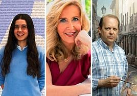 Daniela Bra, Nieves Herrero y Amado González 'Fávila'.