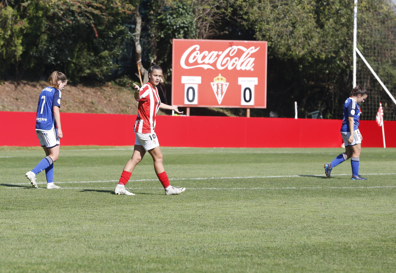 Las mejores imágenes del derbi asturiano femenino Sporting - Oviedo